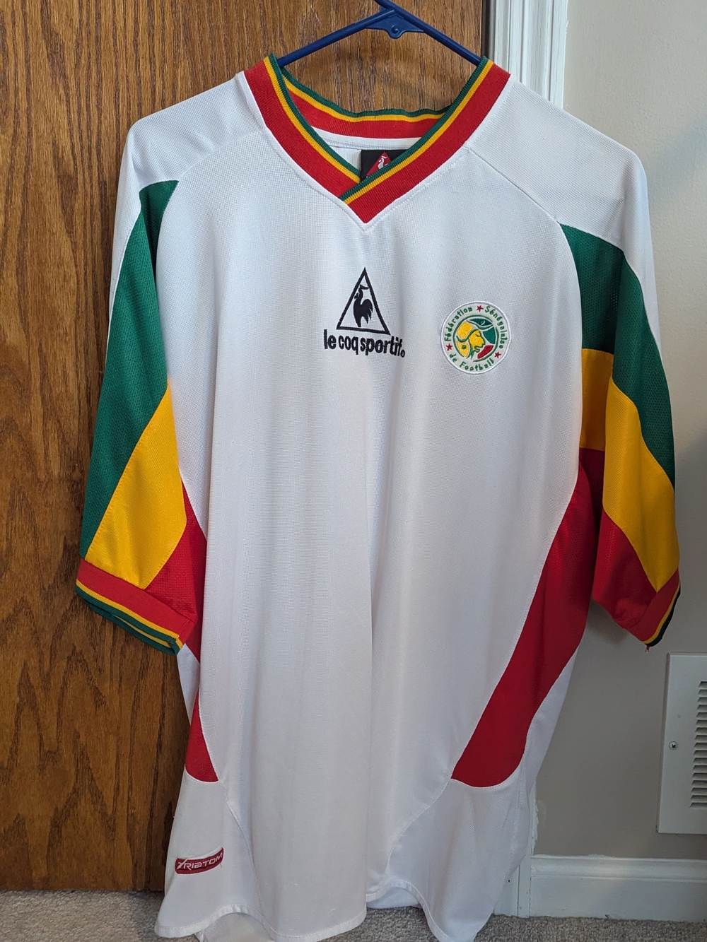 Le Coq Sportif Senegal 2002 Home Jersey XL World Cup Lions